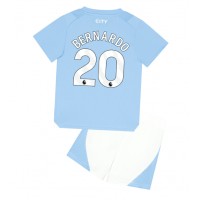 Camiseta Manchester City Bernardo Silva #20 Primera Equipación para niños 2023-24 manga corta (+ pantalones cortos)